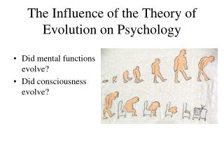 The Influence of the Theory of Evolution on Psychology
