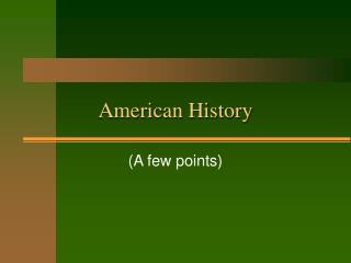 American History