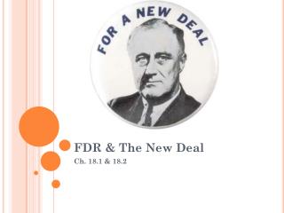 FDR &amp; The New Deal