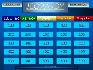 JEOPARDY