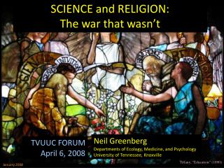 SCIENCE and RELIGION: The war that wasn’t