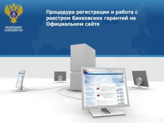 Процедура регистрации и работа с реестром банковских гарантий на Официальном сайте