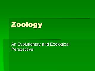 Zoology