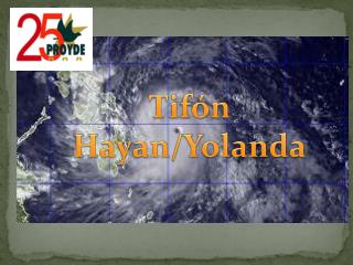 Tifón Hayan/Yolanda