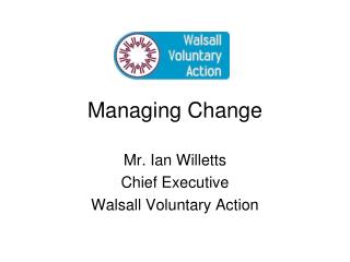 Managing Change