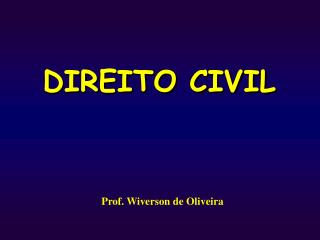 DIREITO CIVIL