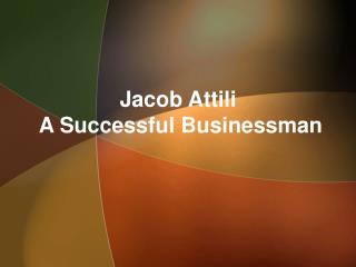 Jacob Attili