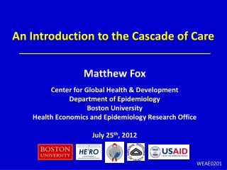 An Introduction to the Cascade of Care