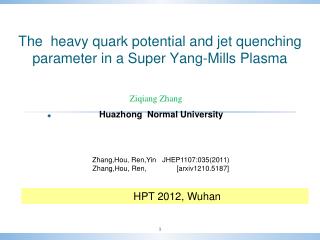 The heavy quark potential and jet quenching parameter in a Super Yang-Mills Plasma