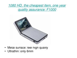 1080 HD, the cheapest item, one year quality assurance: F1000