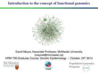 Introduction to the concept of functional genomics