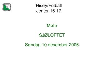 Hisøy/Fotball Jenter 15-17