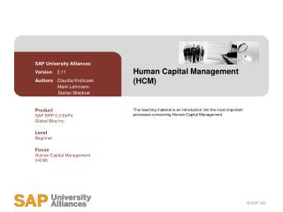 Human Capital Management (HCM)