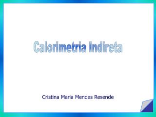 Calorimetria Indireta