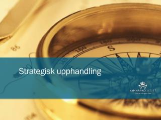 Strategisk upphandling