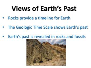 Views of Earth’s Past