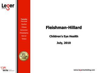 Fleishman-Hillard Children’s Eye Health July, 2010