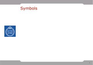 Symbols
