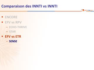 Comparaison des INNTI vs INNTI