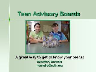 Teen Advisory Boards