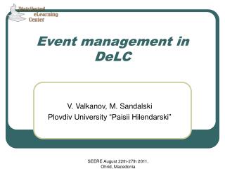 Event management in DeLC