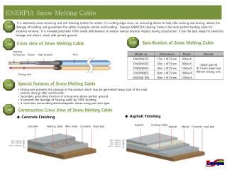 ENERPIA Snow Melting Cable