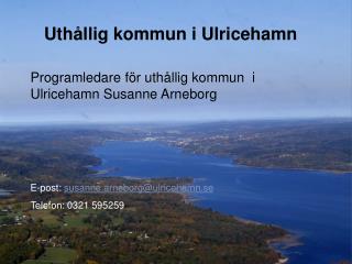 Uthållig kommun i Ulricehamn