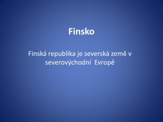 Finsko