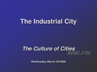 The Industrial City