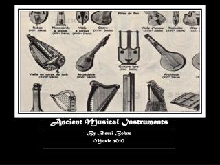 Ancient Musical Instruments