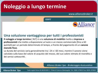 Alliance Broker Spa