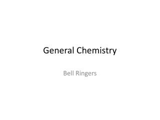 General Chemistry