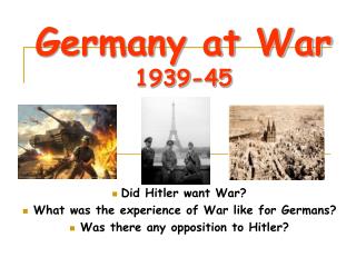 Germany at War 1939-45