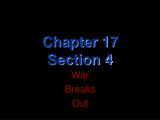 Chapter 17 Section 4