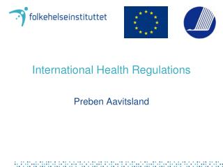 International Health Regulations