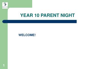 YEAR 10 PARENT NIGHT