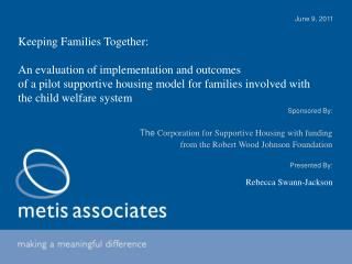 Keeping Families Together: An evaluation of implementation and outcomes