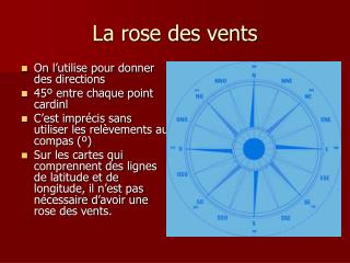 La rose des vents