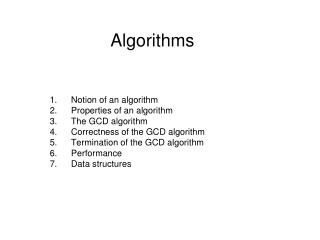 Algorithms