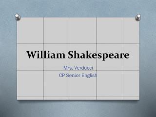 William Shakespeare