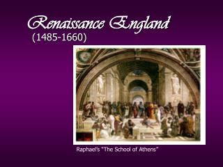 Renaissance England