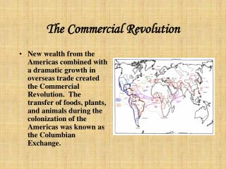 The Commercial Revolution