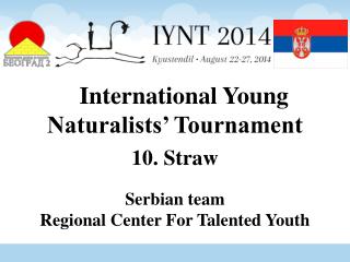 International Young Naturalists’ Tournament