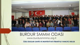 BURDUR SMMM ODASI burdursmmmo.tr