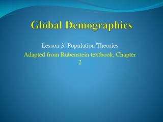 Global Demographics