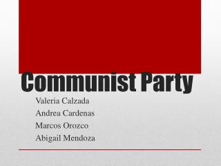 Communist Party