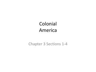 Colonial America
