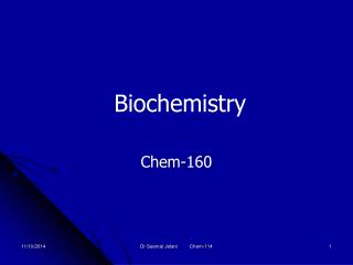 Biochemistry