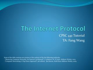 The Internet Protocol