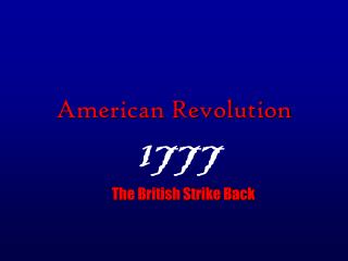 American Revolution